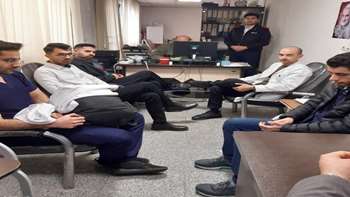 جلسه فراگیران با حراست